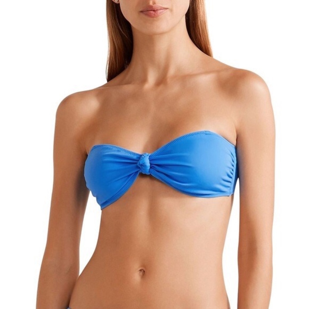 NWOT Anthropologie Solid & Striped The Whitney Bandeau Bikini Top SZ M Z211-19